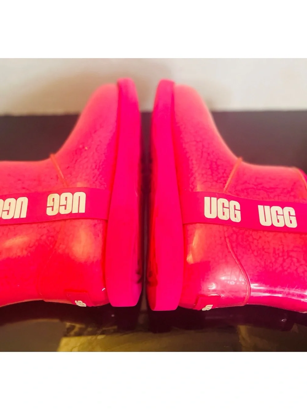 UGG Kids' Hot Pink Classic Rain Boots Size 3